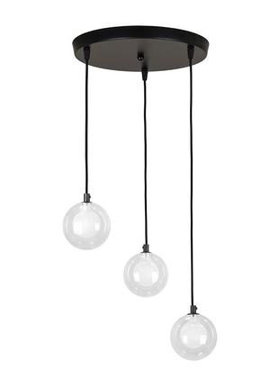 Люстра підвісна 761p100f-3 bk+clwh (300)