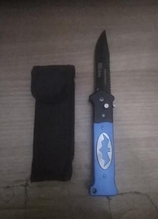 Нож выкидной usa columbia f-128 batman + чехол