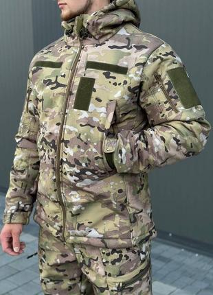 Куртка мультикам military зима