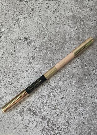 Estée lauder - smoke and brighten kajal eyeliner duo - каяловий олівець для очей 2 в 1, 04 - noir/cream , 1 g
