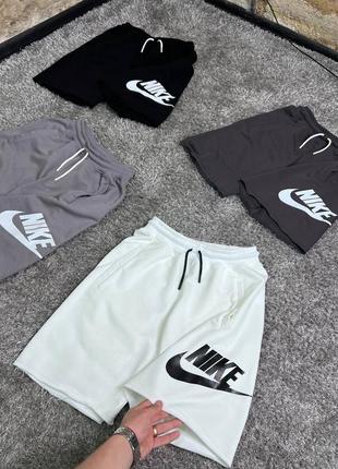 Nike коттоновые big logo шорты