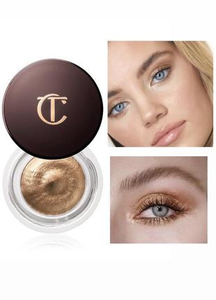 Кремові тіні charlotte tilbury cream eyeshadow - amber gold, 7 мл