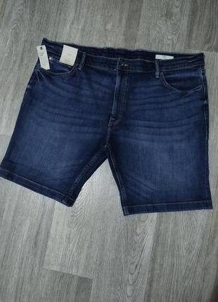 Мужские джинсовые шорты большого размера / m&s / бриджи / мужская одежда / чоловічий одяг / чоловічі джинсові шорти