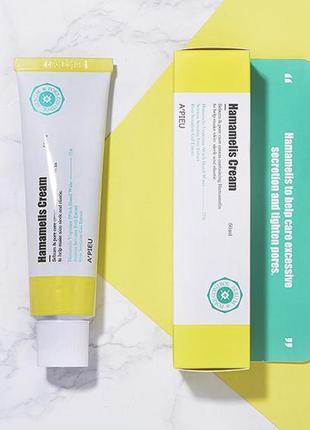 A'pieu - hamamelis cream - крем для догляду за шкірою обличчя, шиї та зони декольте