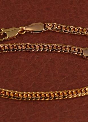 Браслет xuping jewelry кобра 20 см 4 мм золотистый