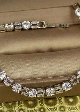 Браслет xuping jewelry силенд 17 см 5 мм серебристый