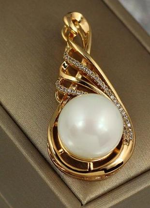 Кулон xuping jewelry гротеск 4.5 см золотистый