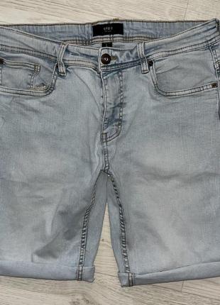 Шорты джинсовые стрейчевые xl 14-16р. 34p стрейч