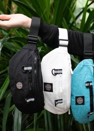 Нейлонова бананка stone island2 фото