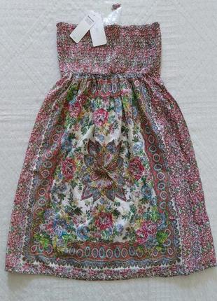 Сарафан, летний, коттон, бохо, новый