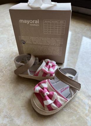 Пінетки бренд mayoral