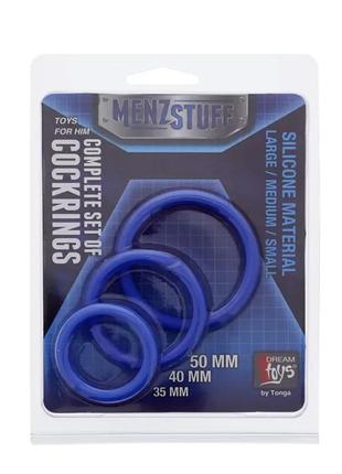 Эрекционные кольца menzstuff complete set of cockrings
