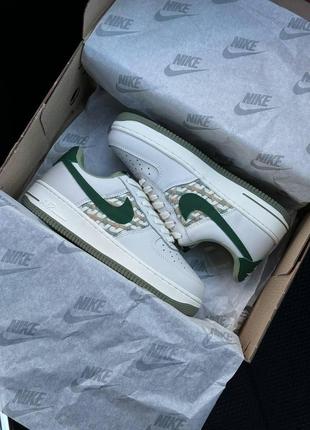 Женские кроссовки nike air force 1 low light gray green 36-37-38-39-40-412 фото