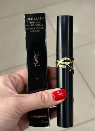 Ysl lash clash туш для екстремального об'єму вій
