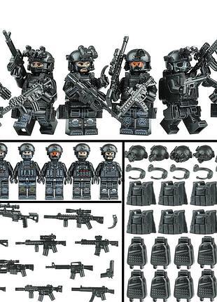 Конструктор фигурки человечки военные спецназ наёмники чвк