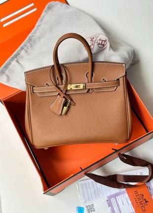 Сумка в стиле hermes birkin 25 cm
