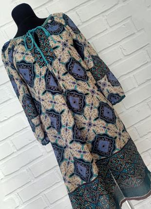 Платье monsoon натуральный состав вискоза размер 10 s