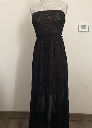 Вечірня сукня бандо сітчаста з принтом р 42