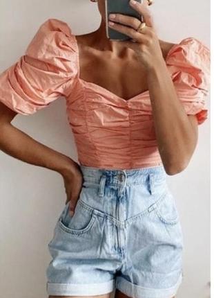 Очень красивый топ блуза zara