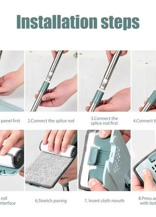 Набор для дома швабра и ведро