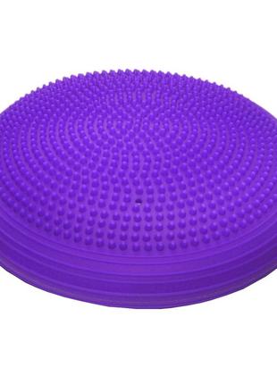 Балансировочный диск rollerua 33 см фиолетовый