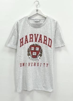 Harvard офф мерч футболка гарвард колледж хайп