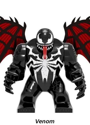 Фигурка конструктор большой веном с крыльями человечки супергерой супер злодей мстители
