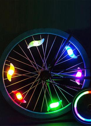 Велопідсвітка коліс, світлодіодна мигалка на колесо велосипеда, катафот на спиці ammunation