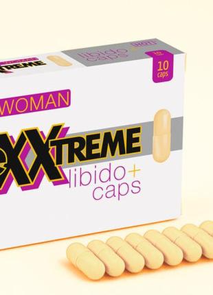 Возбуждающие капсулы для женщин hot exxtreme, 10 шт.