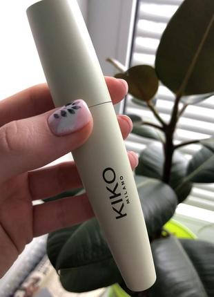 Черная тушь для ресниц,kiko milano,green me