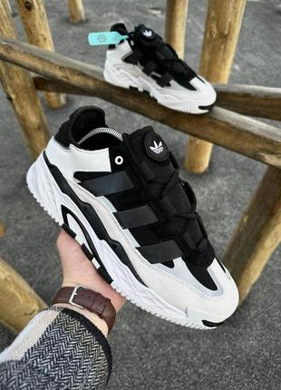 Кросівки adidas niteball (black & white)