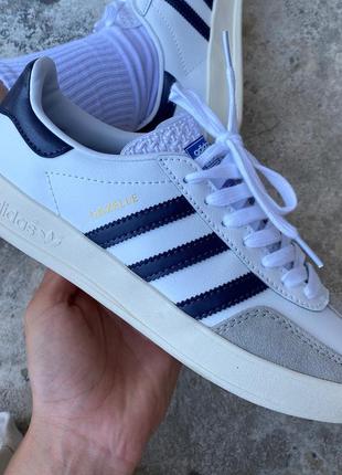 Adidas gazelle indoor white/blue 40