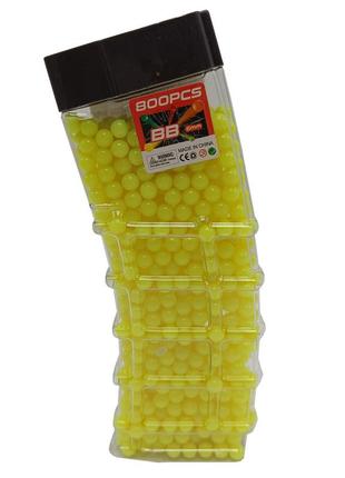 Пластиковые шарики пульки для детского оружия td2023132(yellow 6 мм 800 ammunation