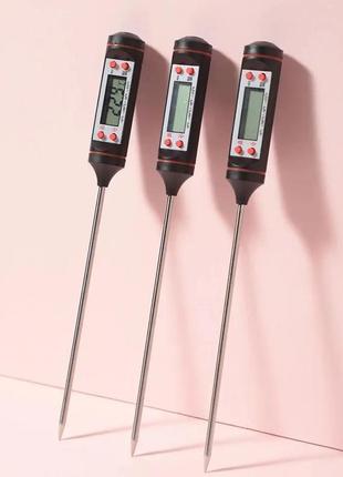 Кухонный термометр со щупом пищевой градусник цифровой кулинарный