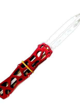 Деревянный сувенирный нож «выкидуха» скелетон sk-red ammunation