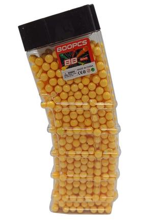 Пластиковые шарики пульки для детского оружия td2023132(orange 6 мм 800 ammunation