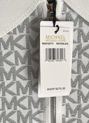 Платье michael kors белое синее с буквами4 фото