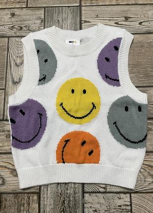 Жилет, безрукавка h&m smiley