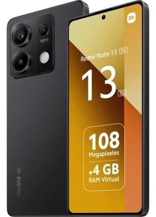 Смартфон xiaomi redmi note 13 5g 6/128 gb черный евро версия (eu)