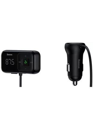 Многофункциональный адаптер модулятор baseus fm launcher s-16 ccmt000201