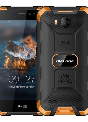 Телефон ulefone armor x6 (ip69k, 2/16gb, 3g) черный-оранжевый