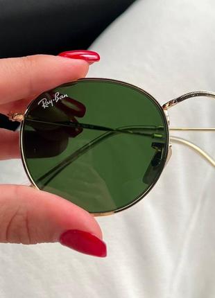 Жіночі металічні сонцезахисні окуляри ray ban2 фото