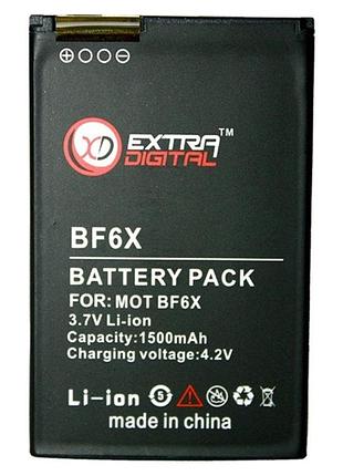 Аккумулятор для motorola bf6x 1500 mah - dv00dv6135 – extradigital