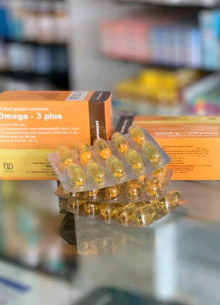 Египет. omega-3 plus. 30 капсул. омега1 фото