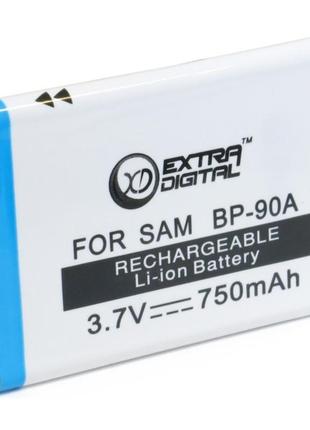 Аккумулятор для samsung bp90a, li-ion, 750 mah – extradigital