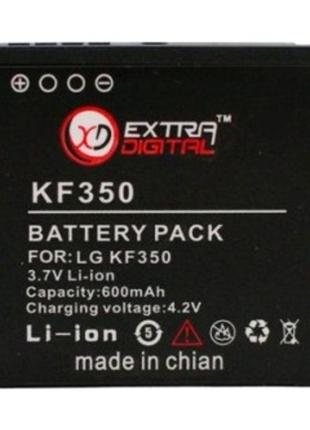Аккумулятор для lg kf350 600 mah - dv00dv6063 – extradigital