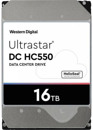 Жесткий диск 16 tb wd ultrastar dc hc550 7200rpm 512mb 3.5" sata (0f38462)