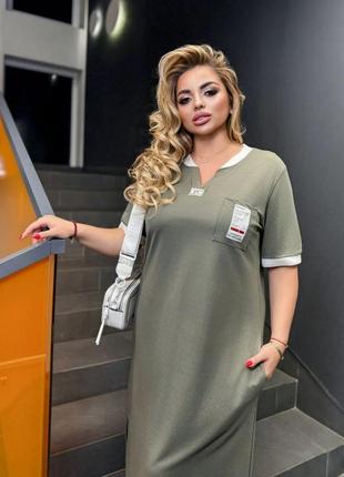 Стильна актуальна сукня вільного крою