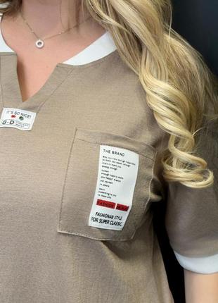 Стильна актуальна сукня вільного крою