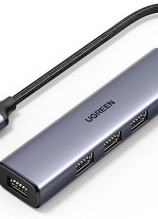 Хаб разветвитель usb-a to 4*usb 3.0 ugreen cm473 (20805)